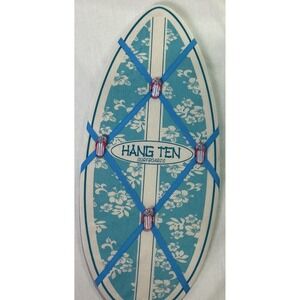 Hang Ten Surfboard Memo Board Beach Wall Decor Photo Holder Hawaiian